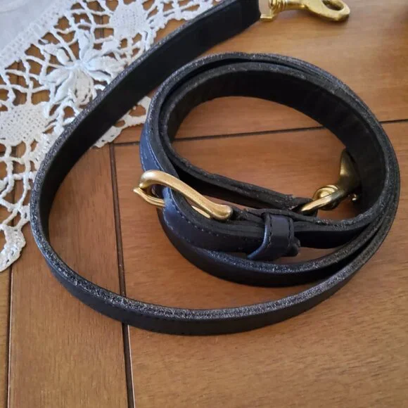 Vintage Coach Navy Court Crossbody Handbag + Hangtag 9870 - Picture 6 of 14